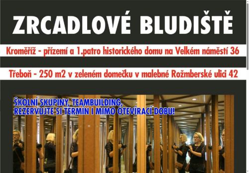 Zobrazit webové stránky Zrcadlové bludiště