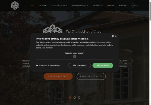 Zobrazit webové stránky Dačického dům