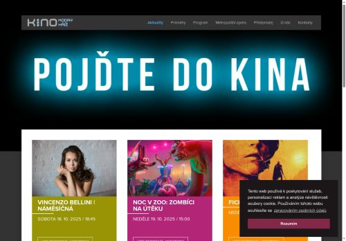 Zobrazit webové stránky Kino Modrý kříž