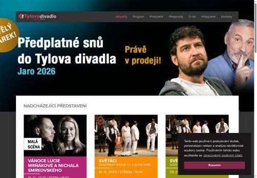 Zobrazit webové stránky Městské Tylovo divadlo