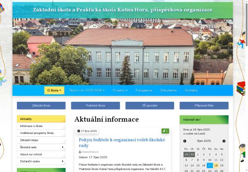 Zobrazit webové stránky Základní škola a Praktická škola Kutná Hora
