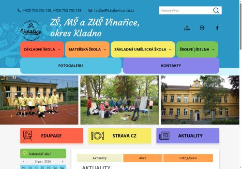 Základní škola, Mateřská škola a Základní umělecká škola Vinařice, okres Kladno nabízí práci na pozici Asistent/ka pedagoga v ZŠ v obci Vinařice