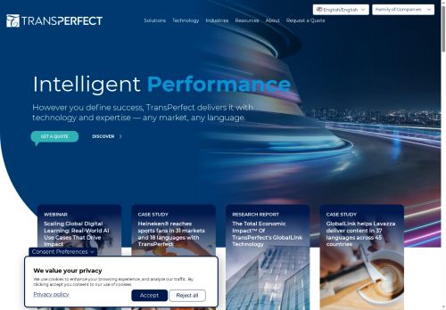 TransPerfect s.r.o. nabízí práci na pozici Project Coordinator v obci Praha