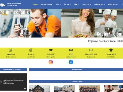 Střední odborná škola a Střední odborné učiliště řemesel