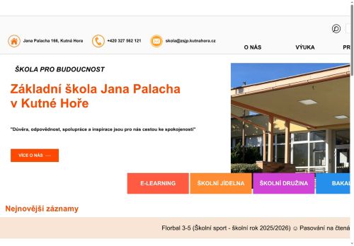 Zobrazit webové stránky Základní škola Jana Palacha