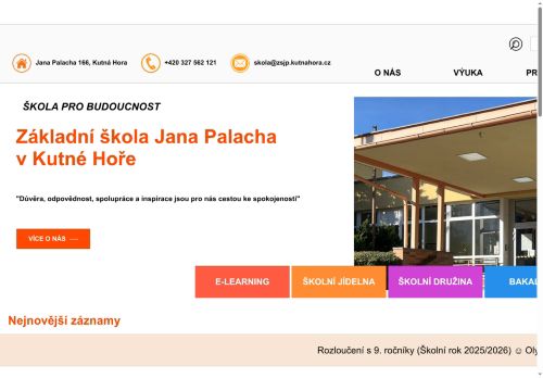 Zobrazit webové stránky Základní škola Jana Palacha
