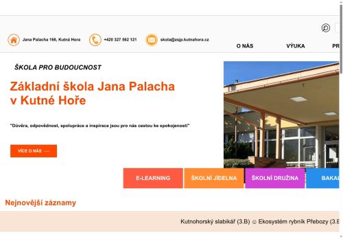Zobrazit webové stránky Základní škola Jana Palacha