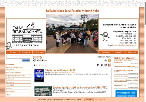 Zobrazit webové stránky Základní škola Jana Palacha