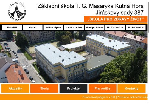 Zobrazit webové stránky Základní škola T. G. Masaryka