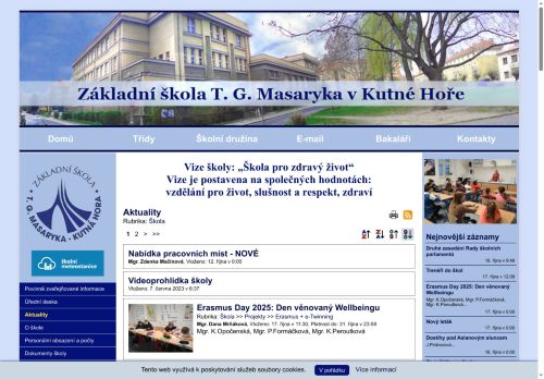 Zobrazit webové stránky Základní škola T. G. Masaryka