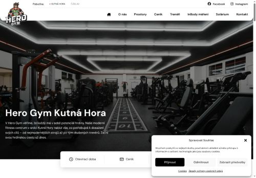 Zobrazit webové stránky Fitness Centrum Kutná Hora