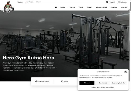 Zobrazit webové stránky Fitness Centrum Kutná Hora