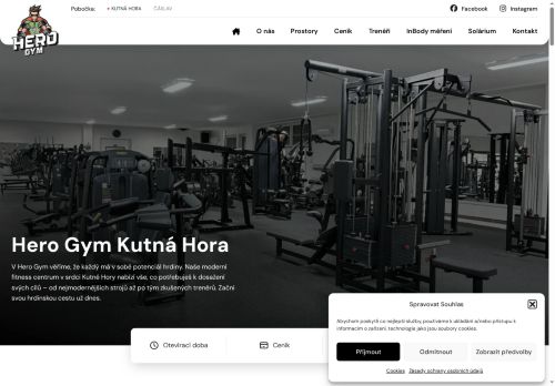Zobrazit webové stránky Fitness Centrum Kutná Hora
