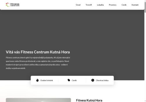 Zobrazit webové stránky Fitness Centrum Kutná Hora
