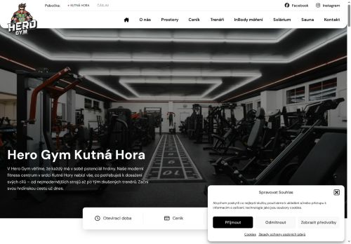 Zobrazit webové stránky Fitness Centrum Kutná Hora