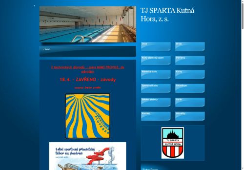 Zobrazit webové stránky Krytý plavecký bazén