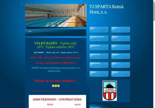 Zobrazit webové stránky Krytý plavecký bazén