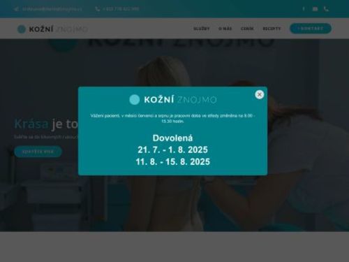 Dermatovenerologická ambulance DerMal Znojmo s.r.o. - MUDr. Jana Malachová