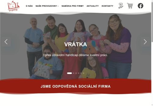 Vrátka, z.s. nabízí práci na pozici CUKRÁŘ VE VÝROBĚ (M/Ž) - POUZE PRO OZP! v obci Třebíč