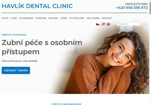 Zobrazit webové stránky Zubní klinika Havlík Dental Clinic s.r.o. - MUDr. Ivo Havlík