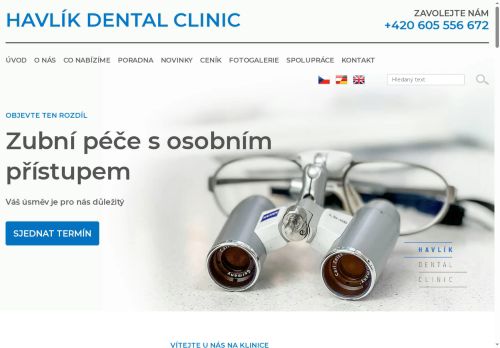 Zobrazit webové stránky Zubní klinika Havlík Dental Clinic s.r.o. - MUDr. Ivo Havlík