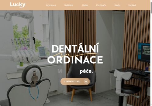 Zobrazit webové stránky Zubní ordinace Lu(c)kyDent – MDDr. Lukáš Wenglorz
