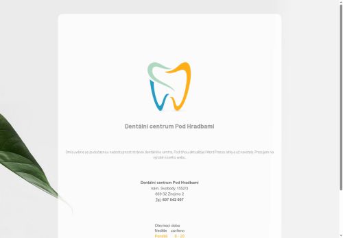 Zobrazit webové stránky Dentální centrum Pod Hradbami - MDDr. Ondřej Bořil, MDDr. Romana Boorová