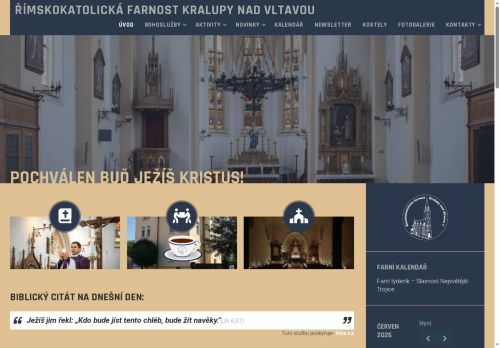 Webové stránky Charita Kralupy nad Vltavou, Kralupy nad Vltavou