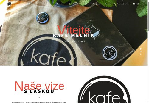 Zobrazit webové stránky Kavárna Kafe Mělník