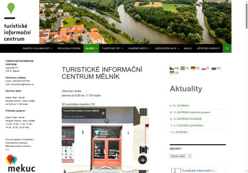 Zobrazit webové stránky Turistické informační centrum Mělník