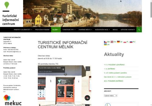Zobrazit webové stránky Turistické informační centrum Mělník