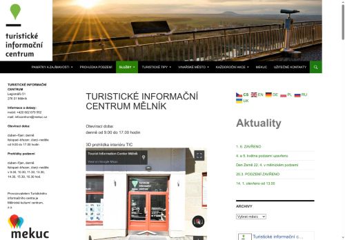 Zobrazit webové stránky Turistické informační centrum Mělník