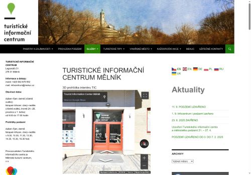 Zobrazit webové stránky Turistické informační centrum Mělník