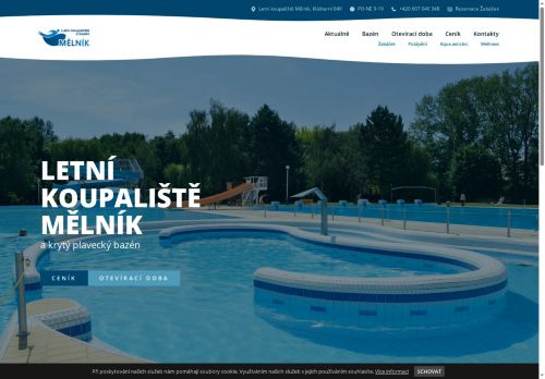 Zobrazit webové stránky Letní koupaliště a bazén