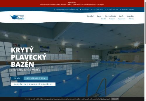 Zobrazit webové stránky Letní koupaliště a bazén