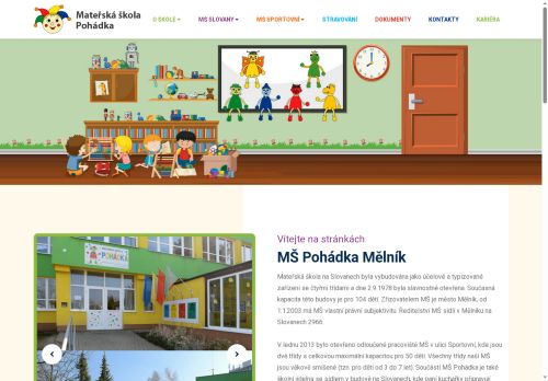 Zobrazit webové stránky Mateřská škola Pohádka