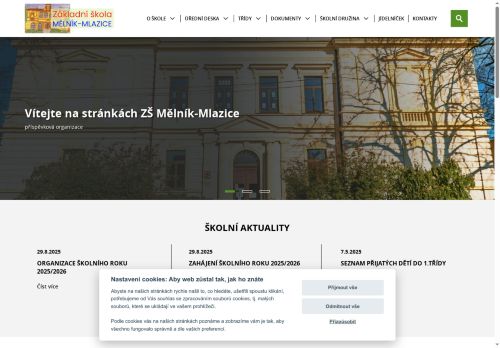 Zobrazit webové stránky Základní škola Mělník - Mlazice