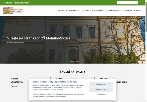 Zobrazit webové stránky Základní škola Mělník - Mlazice