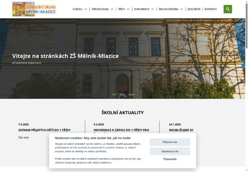 Zobrazit webové stránky Základní škola Mělník - Mlazice