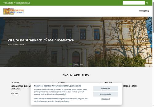 Zobrazit webové stránky Základní škola Mělník - Mlazice