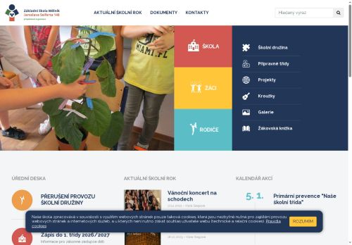 Zobrazit webové stránky Základní škola Mělník
