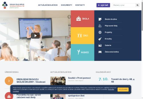 Zobrazit webové stránky Základní škola Mělník