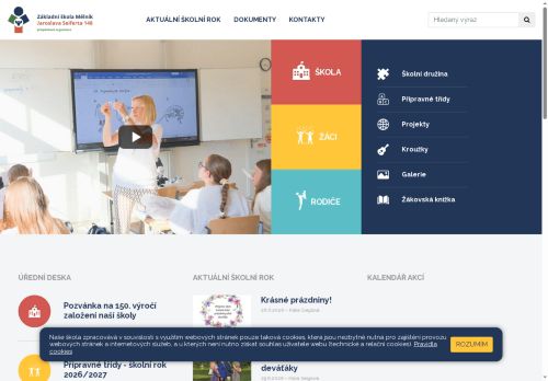 Zobrazit webové stránky Základní škola Mělník