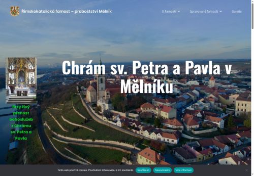 Zobrazit webové stránky Římskokatolická farnost Proboštství Mělník