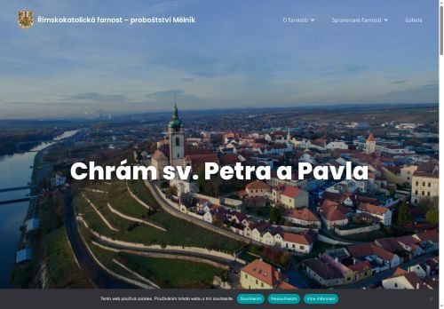 Zobrazit webové stránky Římskokatolická farnost Proboštství Mělník