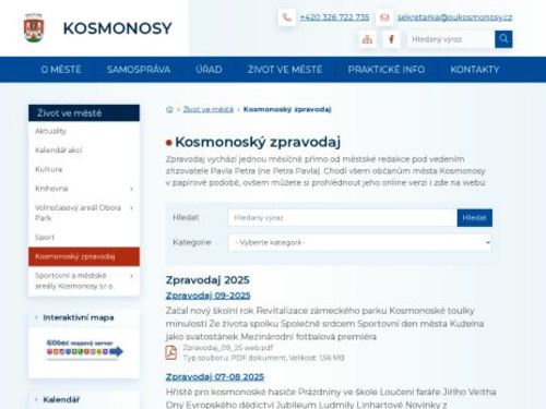 Kosmonoský zpravodaj