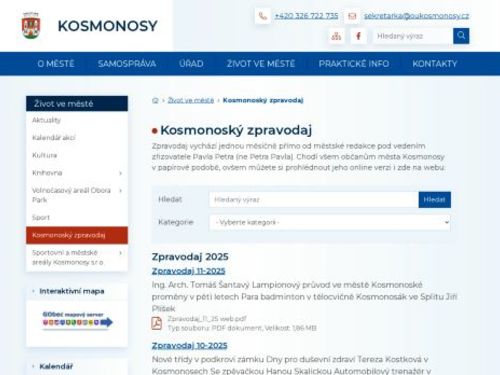 Kosmonoský zpravodaj