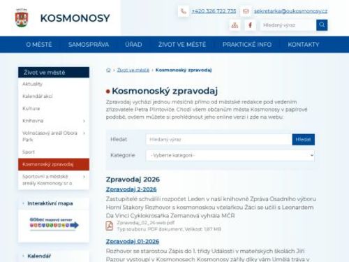 Kosmonoský zpravodaj