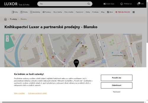 Zobrazit webové stránky Knihcentrum.cz - pobočka Blansko