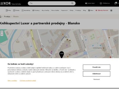 Knihcentrum.cz - pobočka Blansko